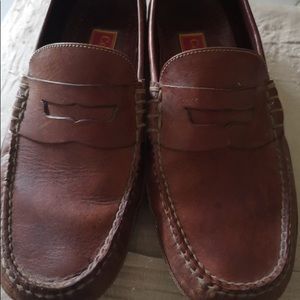 Cole Haan brown leather car shoes